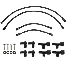 X Autohaux 746453853960 Engine Steam Vent Hoses An4 Fuel Brake Line For Ls Complete Coolant Crossover