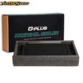 02egz1703esl Yellowspeed 25 Row Oil Cooler 7 Inch Fixed Fan Fit For Twin Turbo 135 E82 335 E90 E92 E93 N54