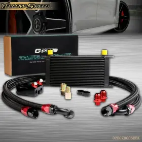 Yew21389 Yellowspeed Fit For Universal 19 Row An10 Engine Transmission Oil Cooler Filter Adapter