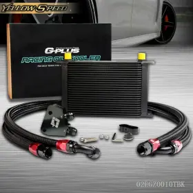 Yew48762 Yellowspeed Fit For Billet Ls1 Ls2 Ls3 Lsx Ve 25 Row An10 Engine Oil Cooler Sandwich Plate
