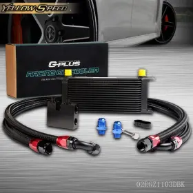Yew70484 Yellowspeed Fit For Bmw N54 Engine Twin Turbo 135 E82 335 E90 E92 E93 16 Row 10an Oil Cooler