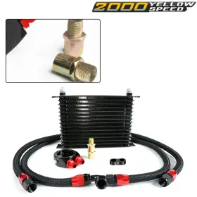 Ylw284658 Ylwspeed2000 Fits For Universal 15 Row An10 Transmission Oil Cooler Filter Adapter Cooling