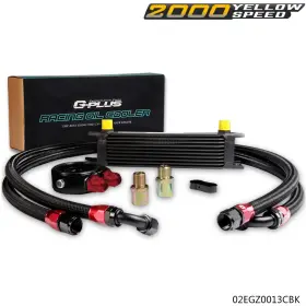 Ylw398530 Ylwspeed2000 Fit For Universal 10 Row Transmission Engine Oil Cooler And Filter Adapter Hose Us