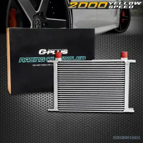 Ylw844249 Ylwspeed2000 25 Row An-10an Universal Full Aluminum Engine Transmission Oil Cooler Silver