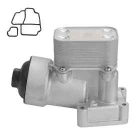 Zon-o-03l115389c-aluminum Zonfant Upgrade Aluminum Engine Oil Cooler Filter Assembly Compatible With Vw