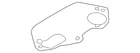 Genuine Audi Gasket 06E-117-070-H New. Price: $64.40.