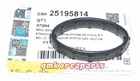 Chevrolet Acdelco Engine Oil Cooler Seal 25195814 X 1EA (gmkoreaparts) New. Price: $12.00.