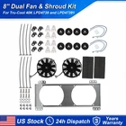 Transmission Cooler Dual Fan Kit Stop Overheating For Tru 40K Derale 13 Row New. Price: $123.49.