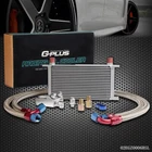 New Universal 19 Row 10AN Aluminum Engine Oil Cooler + Filter Sandwich Adapter. Price: $96.92.
