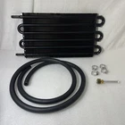 Fit For Aluminum Remote Transmission Oil Cooler With Holes And Metal Ties New. Price: $10.00.