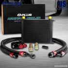 Fit For Universal 30 Row 10AN Transmission Engine Oil Cooler+filter Black Kit New. Price: $161.39.