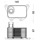 CLC185000S Oil Cooler For Mahle New. Price: $113.48.