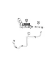 Genuine Mopar Oil Cooler Outlet Hose 68248561AD New. Price: $20.51.