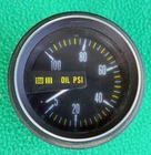 1970'S Vintage Stewart Warner Stage Iii 3 Oil Psl Gauge Used. Price: $15.00.