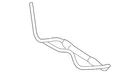 Genuine Ford Automatic Transmission Oil Cooler Hose 5L3Z-7C410-AB New. Price: $48.72.