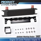 7 Row 10AN Universal Aluminum Engine Oil Cooler W/ Mounting Bracket Kit New. Price: $62.40.
