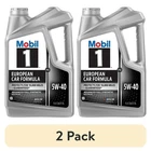 2 Pack, Mobil 1 Fs European Car Formula Full Synthetic Motor Oil 5W-40, Quart New. Price: $44.88.
