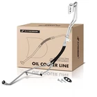 A-premium Inlet & Outlet Engine Oil Cooler Line Hose Assembly New. Price: $39.99.