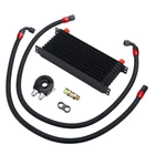 Oil Cooler Kit Universal Engine Transmission Rows AN10 10AN Aluminium Alloy New. Price: $85.99.