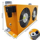 DC12V 60L/MIN Hydraulic Air Cooler AH0608L Dual Fans Cooled Oil Radiator New. Price: $162.00.