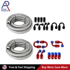 AN-10 10-AN Fitting Steel Nylon Braided Oil Fuel Line Swivel Hose End 20FT Kit New. Price: $68.25.