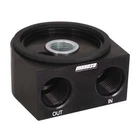 Moroso 23694, One Oil Cooler Adapter 13/16-16 In Center Thread For Gm Ls-series New. Price: $171.78.