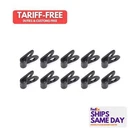 Quickcar 66-809, Set Of Black Nylon Adel Line Clamps 1/8IN 10PK Perform New. Price: $26.17.
