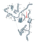 New Audi RS3 Engine Coolant Hose 07K121061B 07K-121-061-B. Price: $33.20.