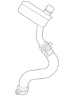 Genuine Ford Engine Coolant Hose LC2Z-6K743-A New. Price: $89.38.