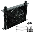 Universal 10 Inch Cooling Radiator Fan +15 Row Aluminum Transmission Oil Cooler New. Price: $57.77.