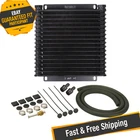 Derale 13614 17 Row Series 9000 Plate & Fin Transmission Cooler Kit New. Price: $128.46.
