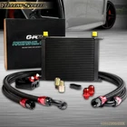 Fit For Universal 30 Row Transmis Sion Engine Oil Cooler Black + Filter Adapter New. Price: $150.33.