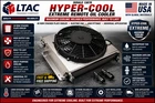 Derale 13870 Hyper-cool Extreme 40 Row Oil Cooler W/ Fan -6AN Universal New. Price: $586.95.
