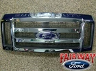08 09 10 F250 F350 F450 F550 Oem Genuine Ford Super Duty Chrome Grille New. Price: $574.95.