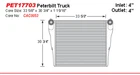 Active Radiator PET17703-N Peterbilt Truck Charge Air Coolers New. Price: $861.65.