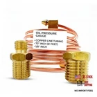 72" Mechanical Oil Pressure Gauge Line Copper Tubing Kit - Set Of Tube New. Price: $38.52.
