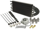 Derale 15502 Engine Oil Cooler Kit, Aluminum Tube, Black Finish - New. Price: $185.54.