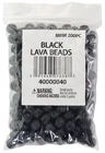 Cousindiy 8MM Lava Beads 200/PKG-BLACK New. Price: $11.65.