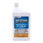 Nitro Lubricants 10W-40 Stroke Engine Oil Semi-synthetic, Qt Made Usa New. Price: $21.99.