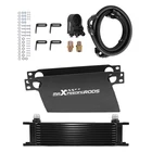 Row Oil Cooler Universal AN10 Transmission Aluminum Thermostatic Black Kit New. Price: $84.40.