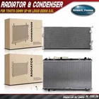 2X New Radiator & Condenser Kit For Toyota Camry 1997-1998 Lexus ES300 3.0L. Price: $176.98.