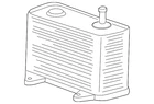 Genuine Porsche Oil Cooler 996-107-025-73 New. Price: $693.36.