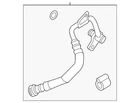 Genuine Audi Automatic Transmission Oil Cooler Hose Assembly 4N0-317-817-AG New. Price: $256.78.