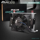 28 Row 10AN Universal Aluminum Transmission Engine Oil Cooler + 7" Electric Fan New. Price: $79.48.