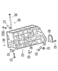 Genuine Mopar Oil Return Pipe 5073894AA New. Price: $19.00.