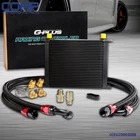 30 Row Engine Thermostat Adaptor Racing Oil Cooler Kit Fit For Car/truck Black New. Price: $139.40.