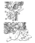 Genuine Mopar Oil Cooler Supply Line 68037168AA New. Price: $98.49.
