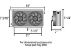 Derale 65840 Hi Flow 11 Row Racing Remote Cooler New. Price: $890.32.