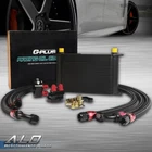 Universal 25 Row 10AN Aluminum Engine Oil Cooler Filter Adapter Relocation Kit New. Price: $125.25.