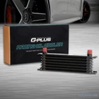 7 Row AN10 Universal Full Aluminum Engine Transmission Oil Cooler Black New. Price: $28.50.